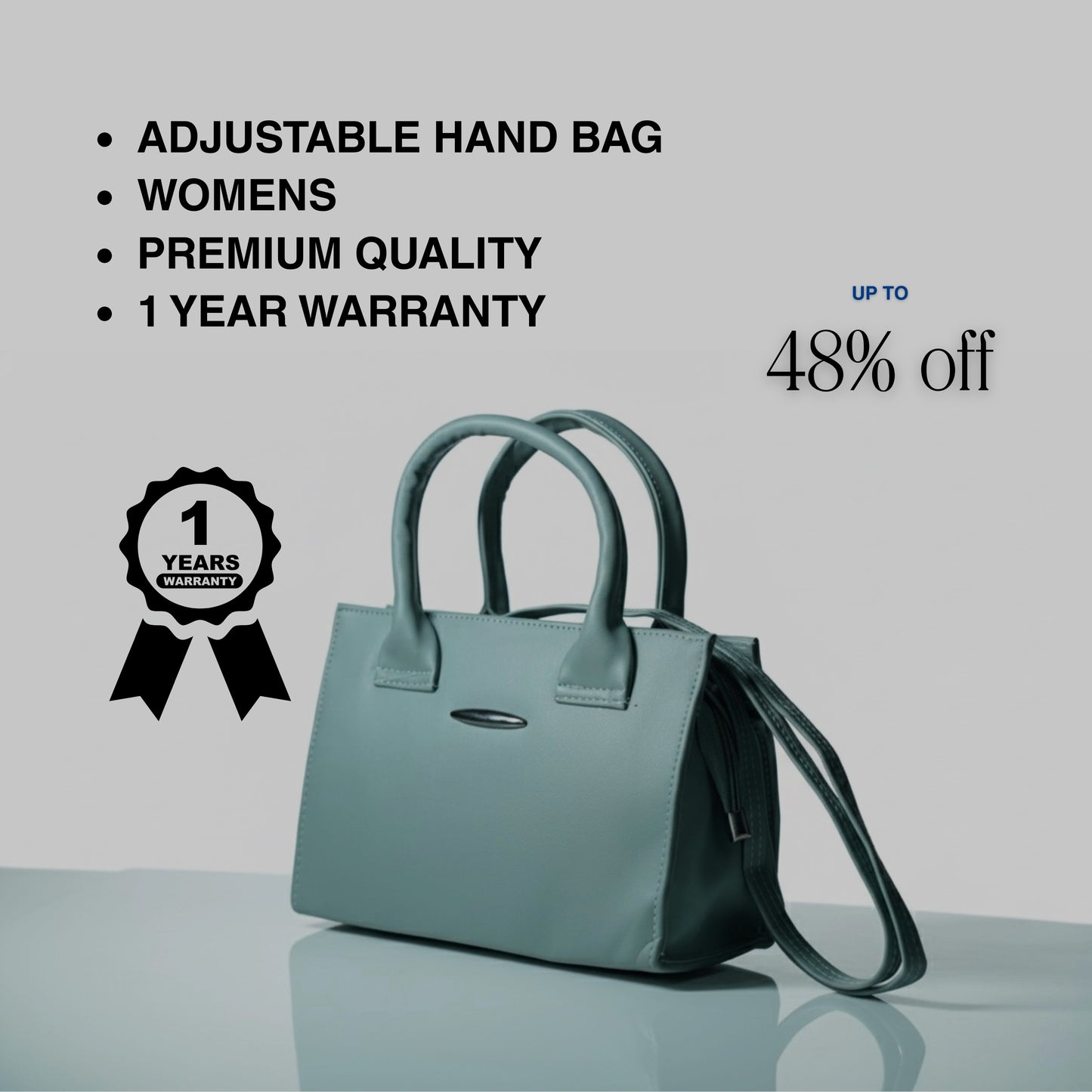 Women's Hand Bag | Attractive Light Teal Colour