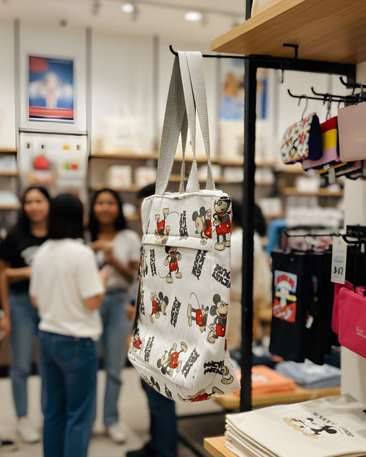 Mickey Mouse Classic Tote Bag – Girls Collage Friendly Shoulder Bag